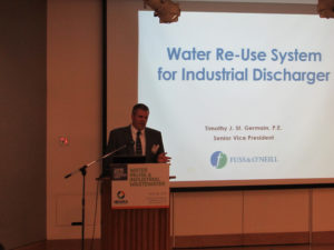 Tim St. Germain giving the keynote presentation at the 2015 Water Reuse and Industrial Wastewater Speciality Conference