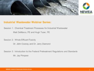 Industrial wastewater webinar series schedule