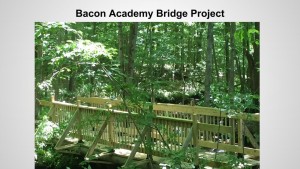 Bacon Academy Bridge, Completed