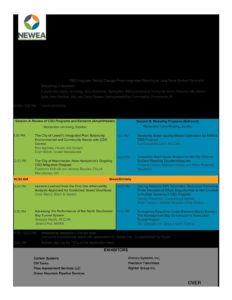 Joint NEWEA/NYWEA Spring Meeting & Exhibit